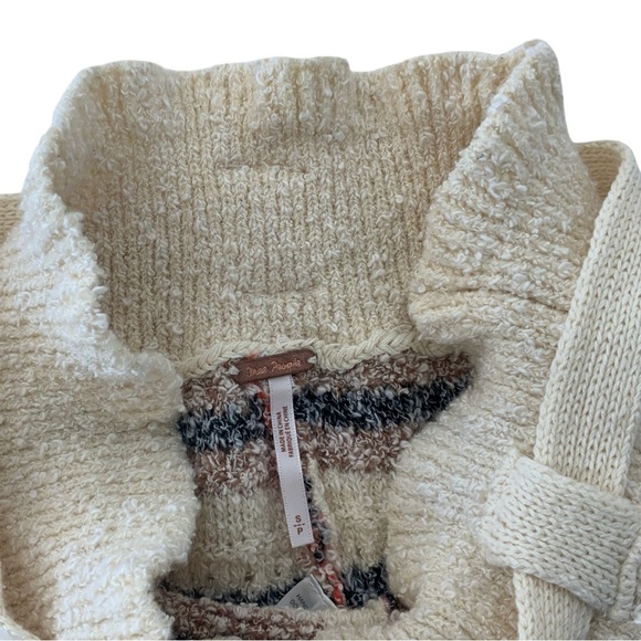 Free People Stripes for Days Sweater Shorts S - Picture 4 of 5